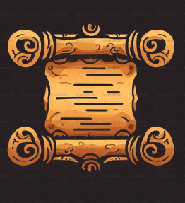 Antikes Schriftrolle